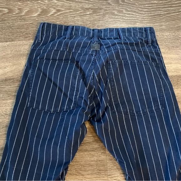G-Star Raw Men’s 5622 Elwood 3D Tapered Navy Pinstripe Jeans 30x32 - Picture 7 of 14